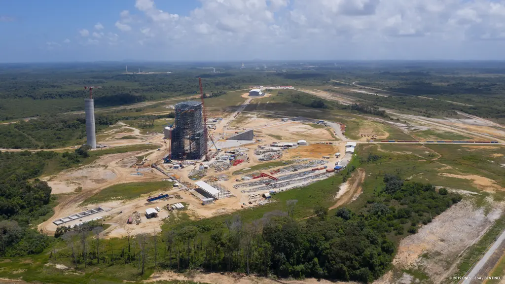 Chantier de l'ensemble de lancement Ariane 6 (ELA4), Kourou